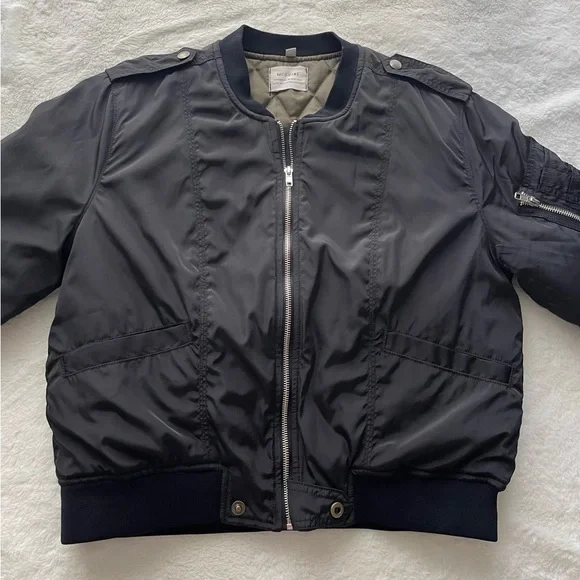 MCGUIRE Bomber Shell Nylon Quilted Lined Jacket Sz M* - Picture 6 of 15
